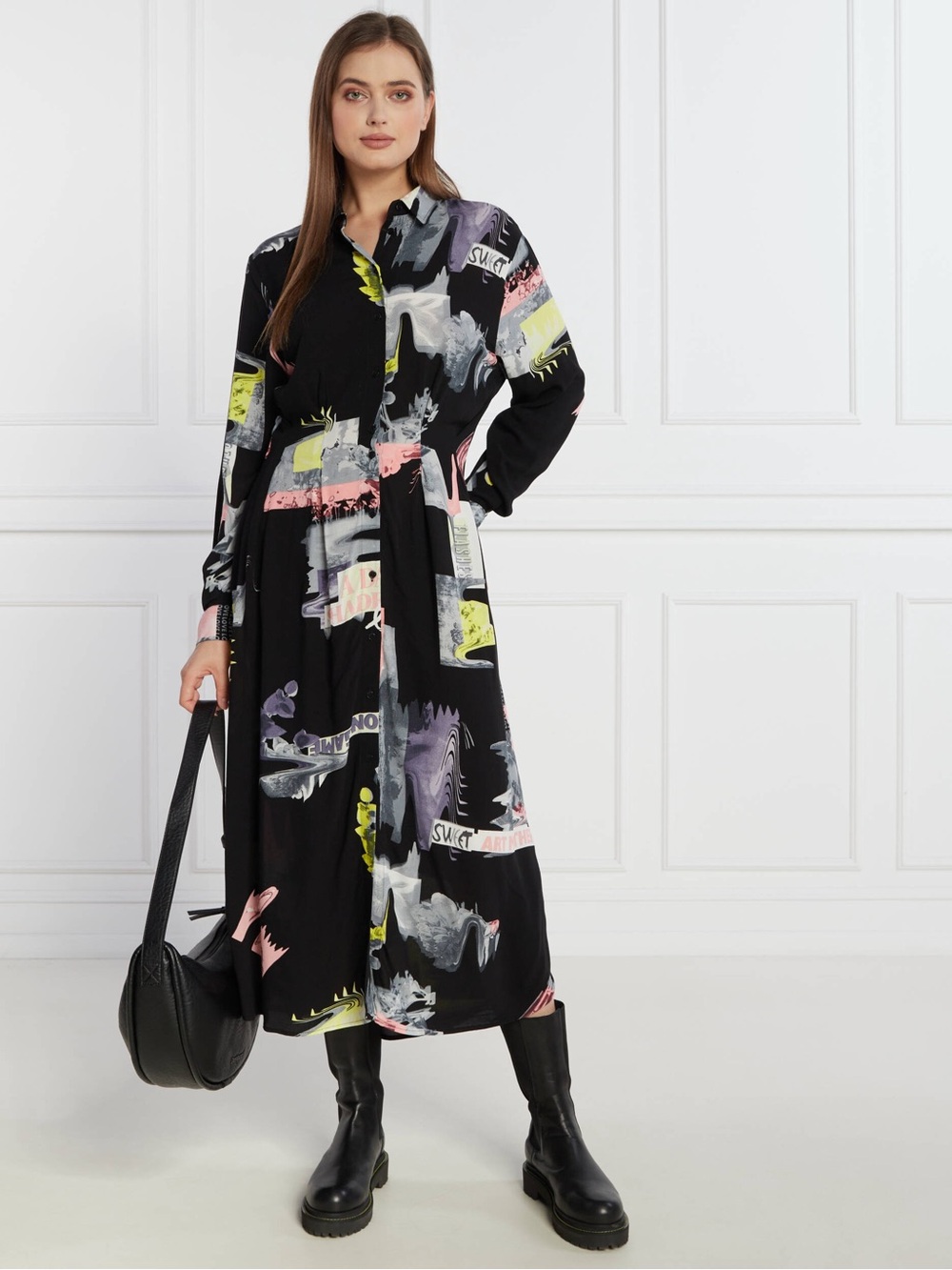 "Percy" Midi Shirt Dress by the Spanish fashion brand Desigual